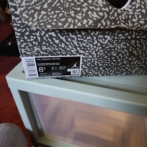 Jordan 3 Retro Black,Green,Grey Sneakers